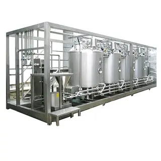 Soy Milk Processing Line with Automatic CIP System